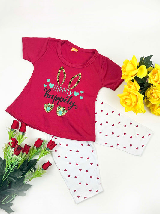 1Yr - 4Yrs Happity Pink Suit For Girls RM GS223