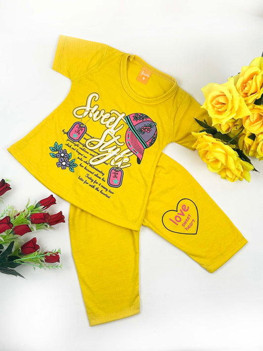 1Yr - 4Yrs Sweet Yellow Suit For Girls RM GS227