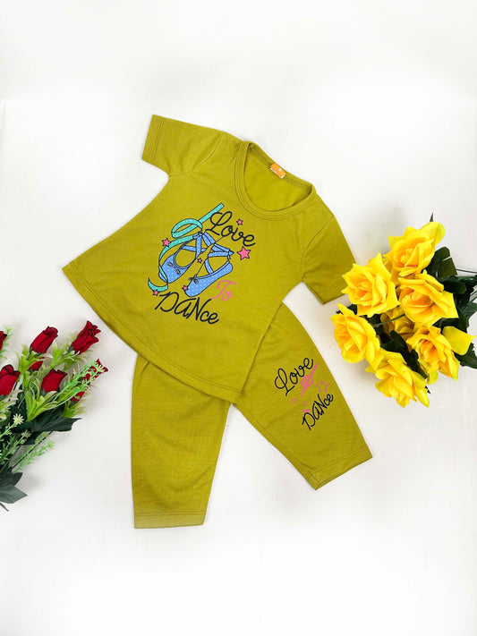 1Yr - 4Yrs Dance Green Suit For Girls RM GS230