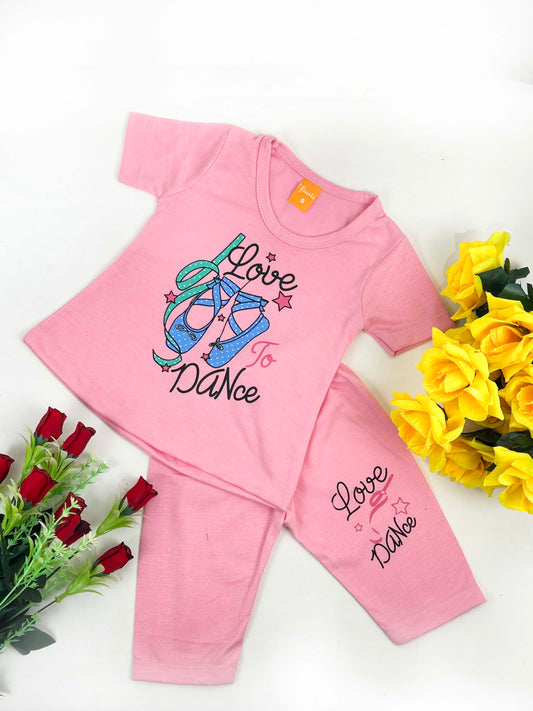 1Yr - 4Yrs Dance Pink Suit For Girls RM GS233