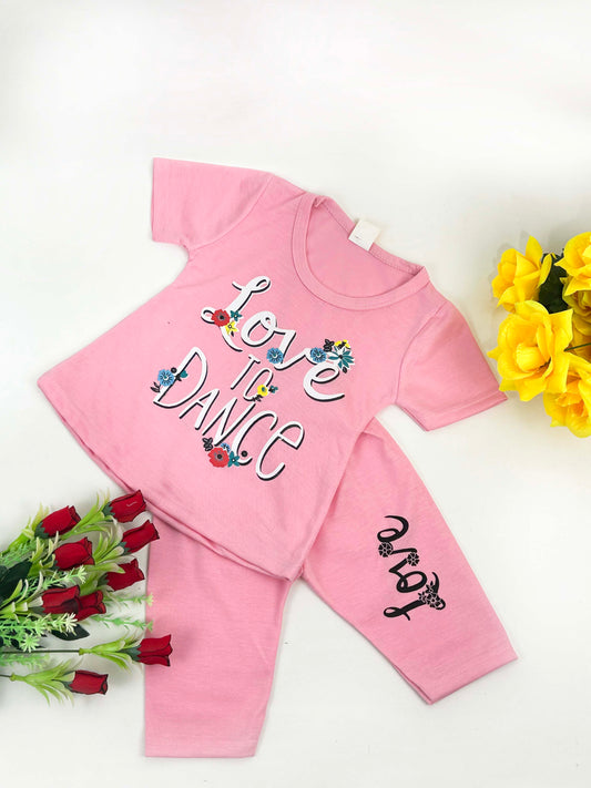 1Yr - 4Yrs Love Pink Suit For Girls RM GS237