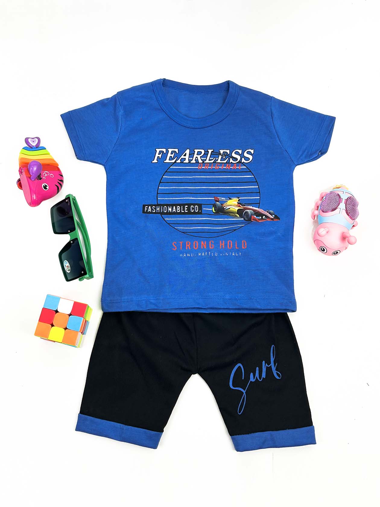 1Yr - 4Yrs Blue Fearless Suit For Kids RZ BS332