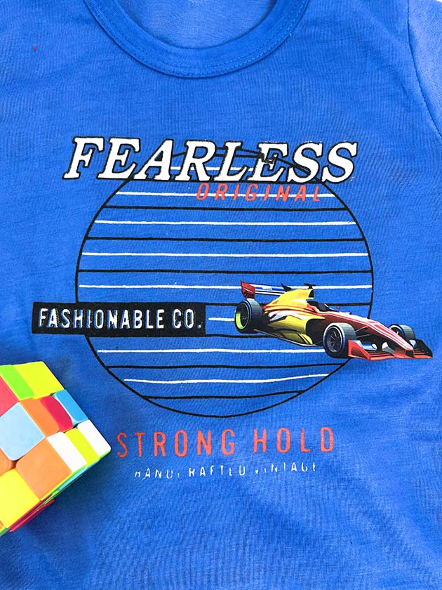 1Yr - 4Yrs Blue Fearless Suit For Kids RZ BS332