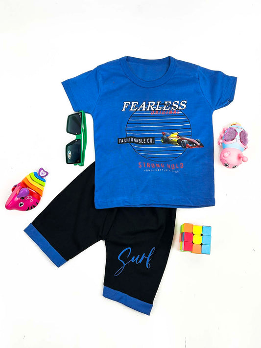 1Yr - 4Yrs Blue Fearless Suit For Kids RZ BS332