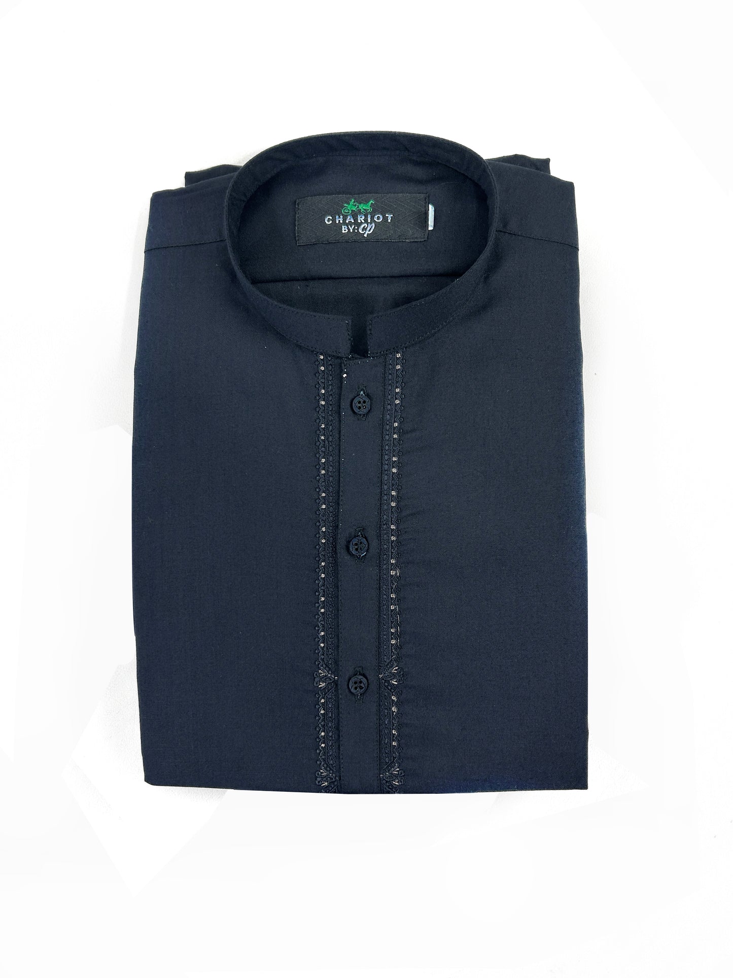 828/3-09 Men's Kameez Shalwar Stitched Suit Shaded Blue