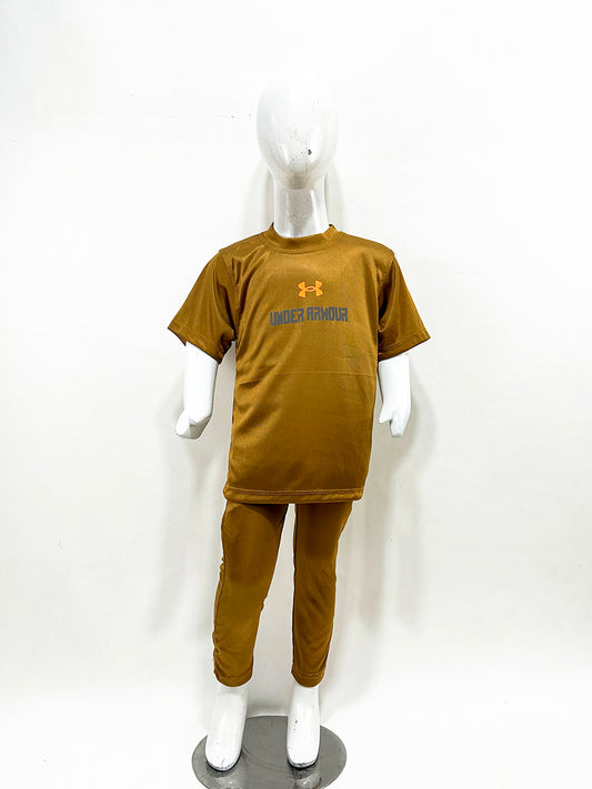 1Yr - 8Yrs Brown Track Suit For Boys AH KTR40