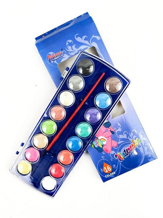 Pack of 16 Water Color For Kids PB173