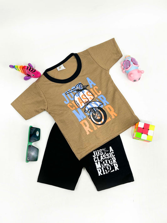 1Yr - 4Yrs Classic Brown Suit For Kids RM BS344