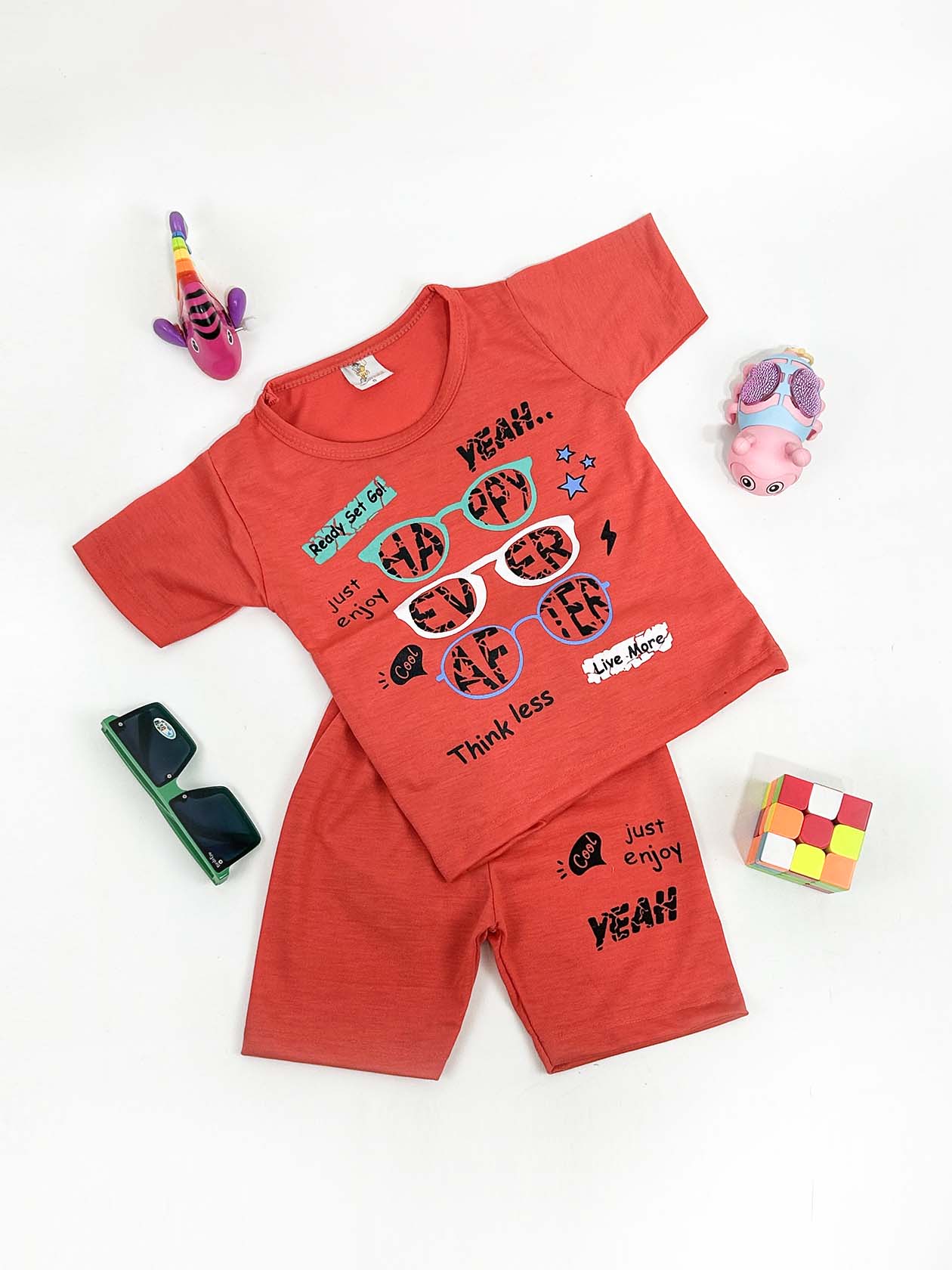 1Yr - 4Yrs Happy Coral Suit For Kids RM BS348
