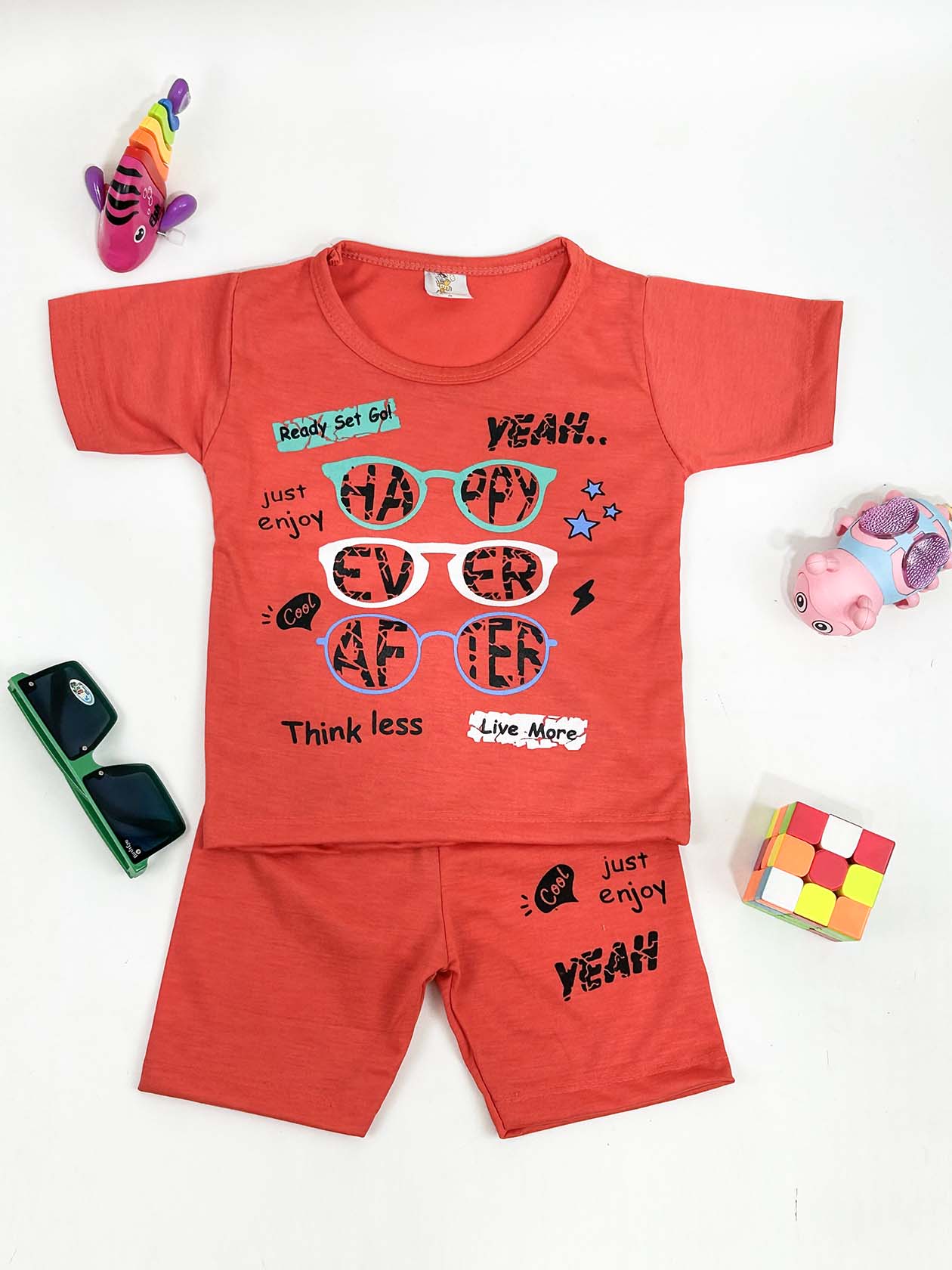 1Yr - 4Yrs Happy Coral Suit For Kids RM BS348