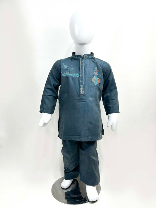 BKS126 IM Boys Kameez Shalwar 2Y- 14Y - Multicolor