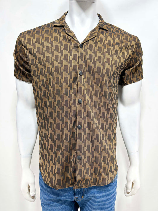 Gold Casual Shirt For Men MCS45