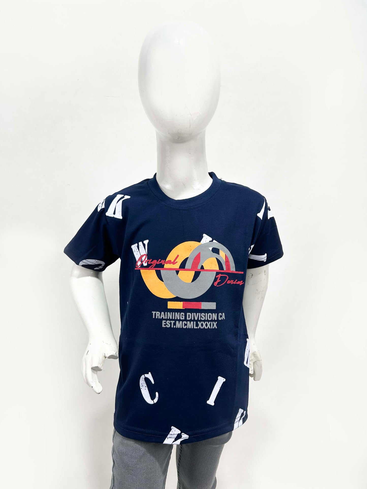 4Yrs - 9Yrs Training Blue T-Shirt For Boys SF BTS104