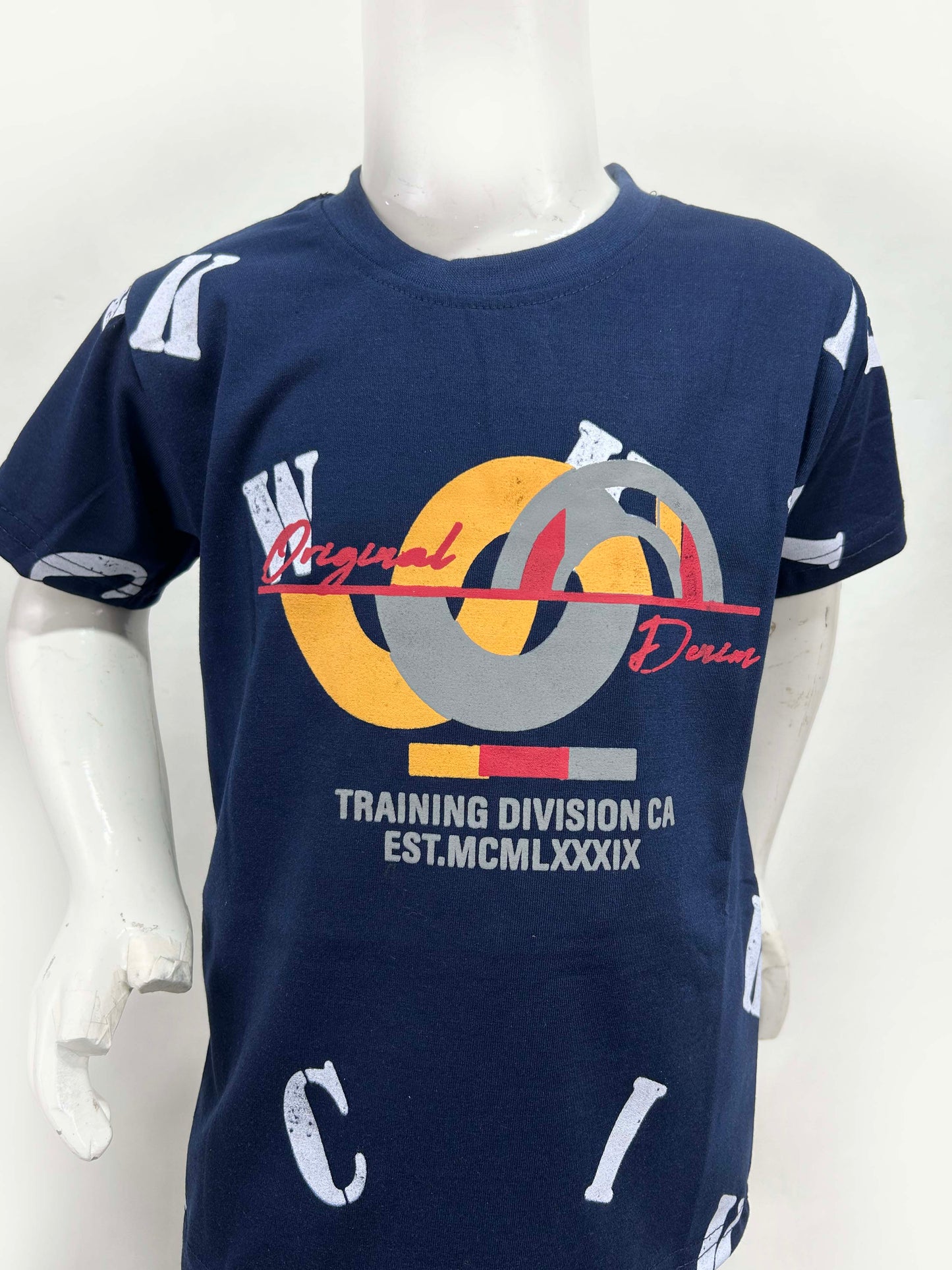 4Yrs - 9Yrs Training Blue T-Shirt For Boys SF BTS104