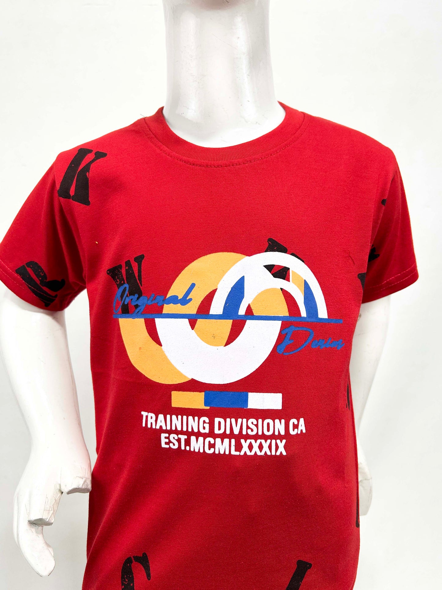 4Yrs - 9Yrs Training Red T-Shirt For Boys SF BTS105