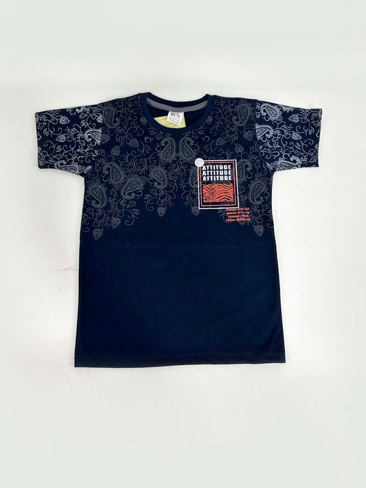 4Yrs - 9Yrs Change Blue T-Shirt For Boys SF BTS92