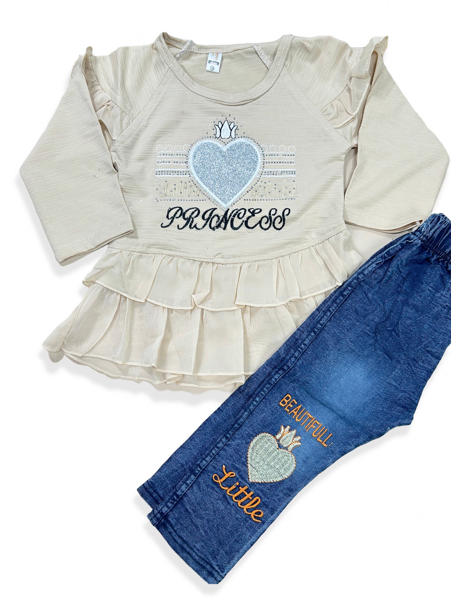 1Yr - 4Yrs Princess Light Brown Suit For Girls SG GS271