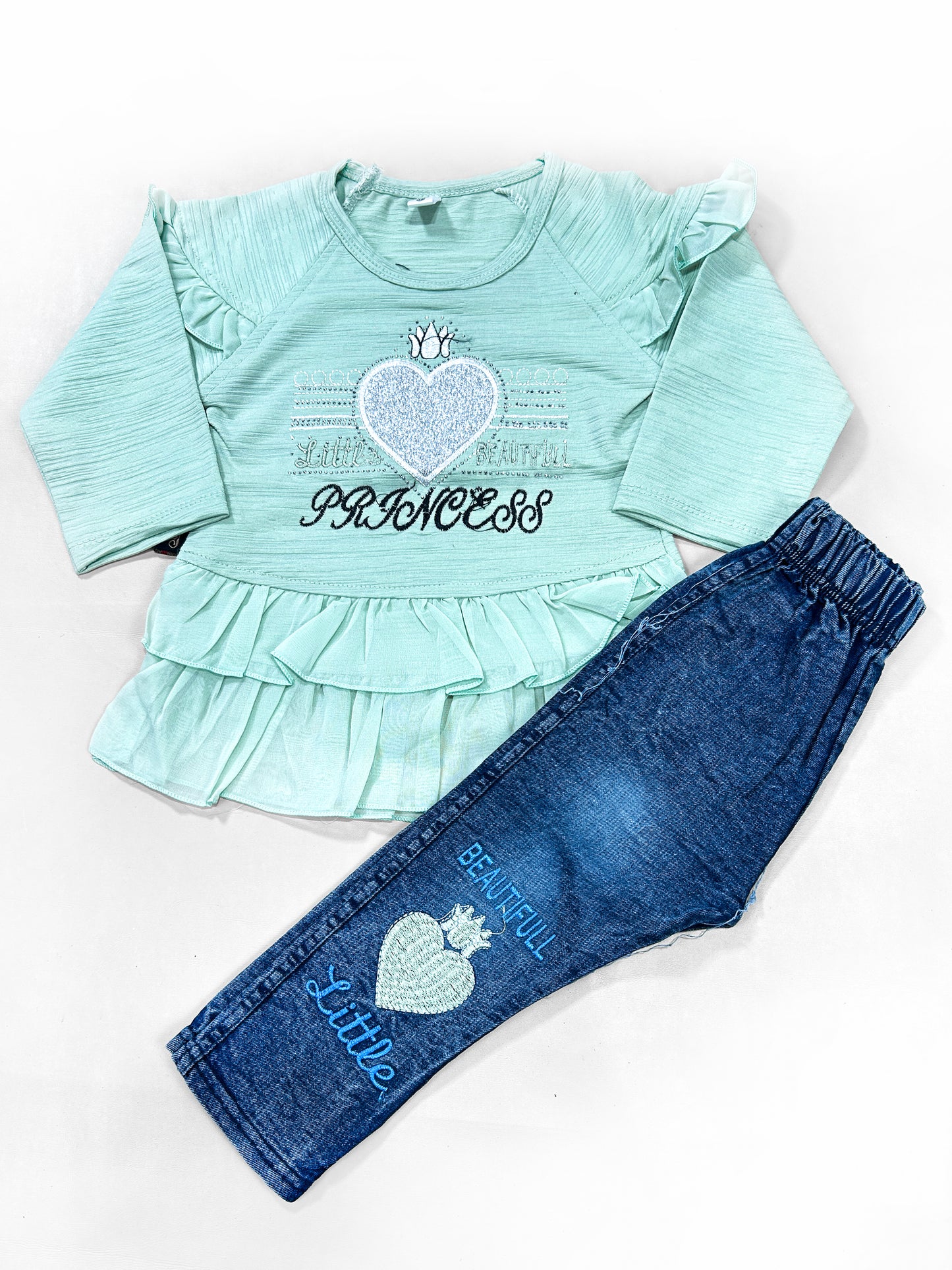1Yr - 4Yrs Princess Ferozi Suit For Girls SG GS272