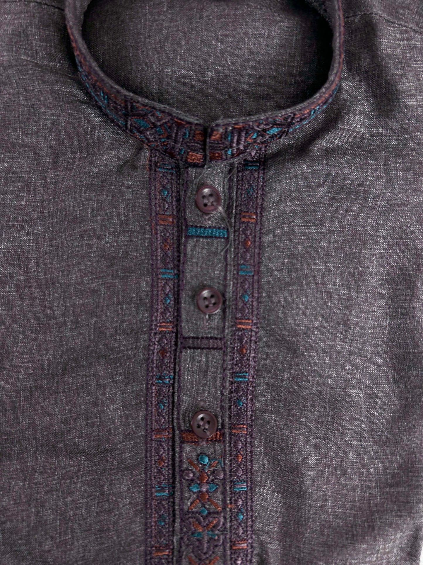 AM 366 Boys Kurta Pajama Suit 2Yrs - 14Yrs Dark Brown