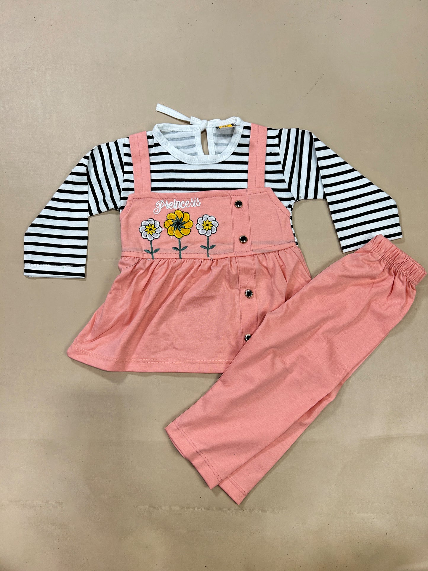 1Yr - 4Yrs Flowers Pink Suit For Girls SG GS280