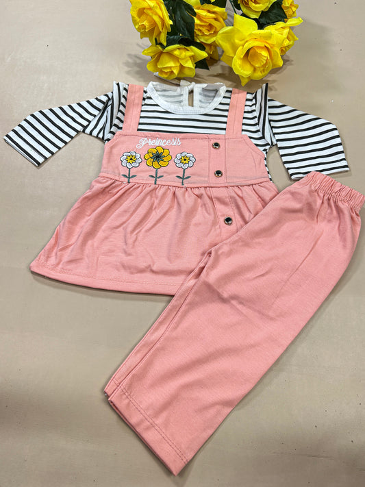 1Yr - 4Yrs Flowers Pink Suit For Girls SG GS280
