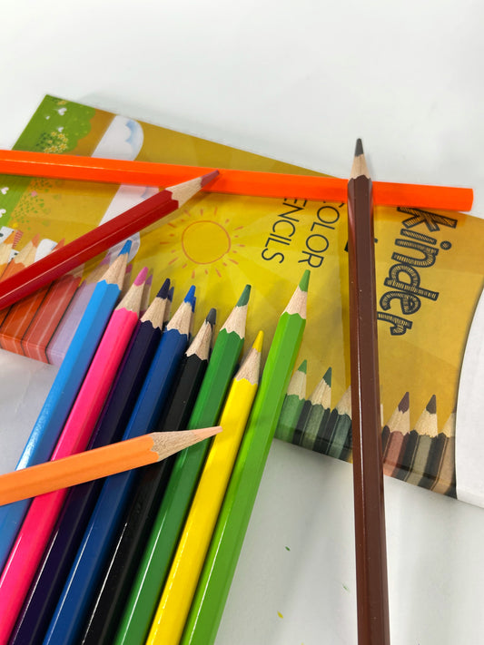 Tick Kinder Pencil Color Small Pack of 12