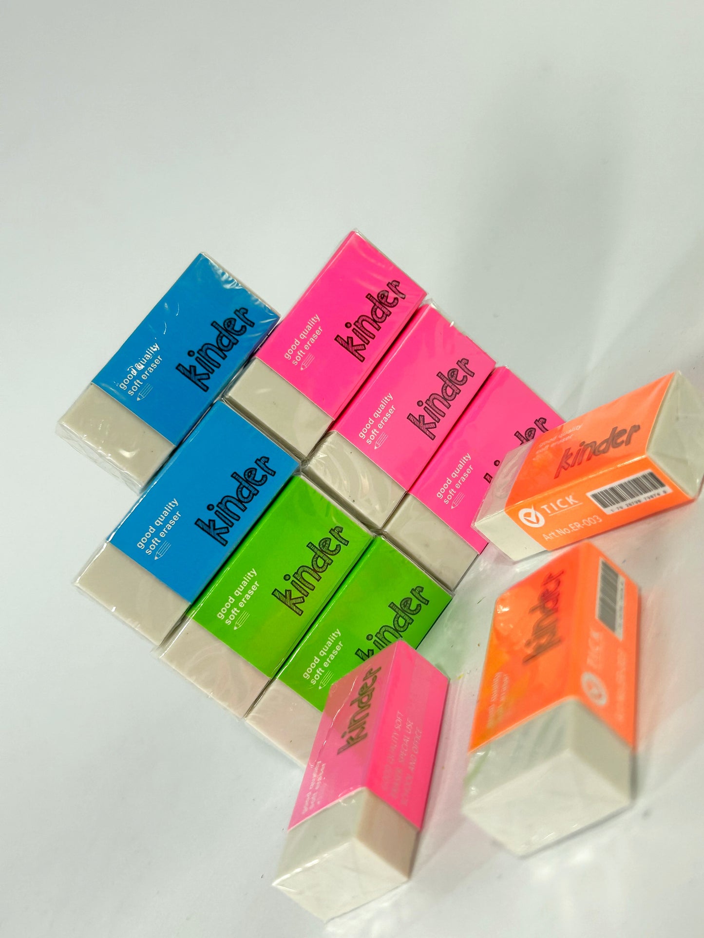 Pack of 10 Kinder Eraser