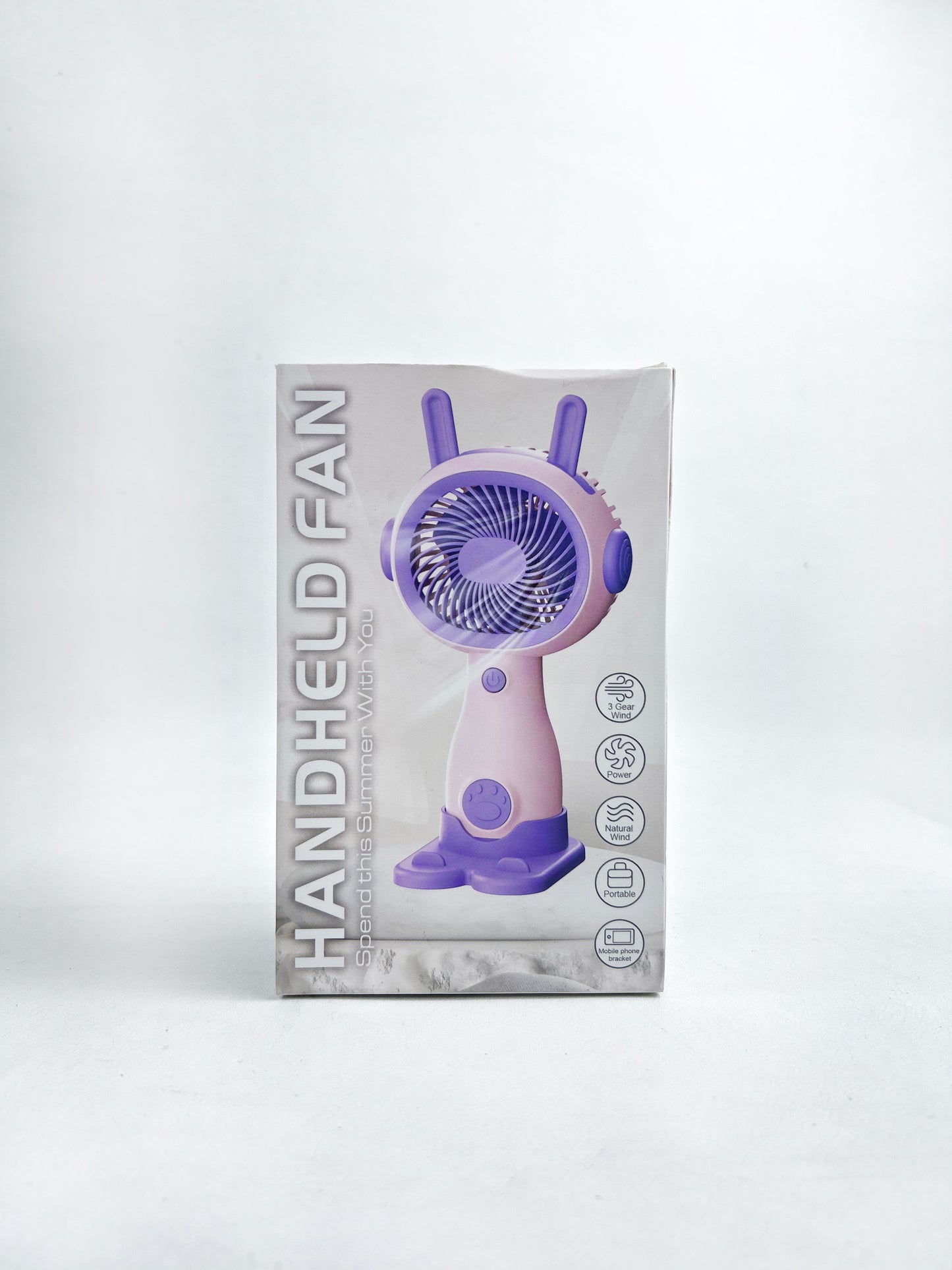 Rechargeable Mini Portable Fan Brown KTY144