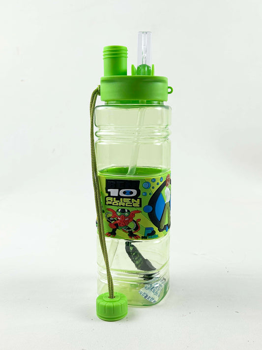 Green Plastic Water Bottle - 650ML