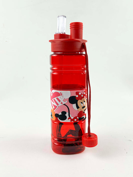 Red Plastic Water Bottle - 650ML
