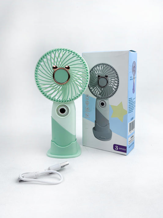Rechargeable Mini Portable Fan Green KTY153