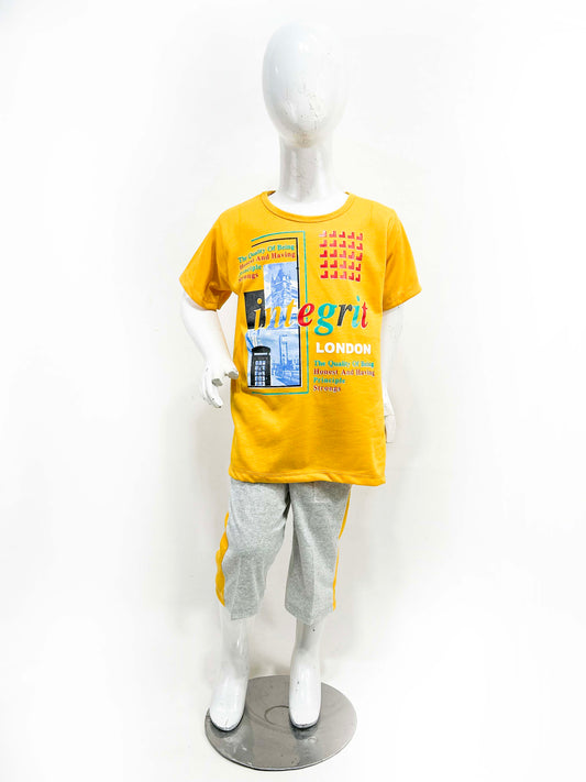 4Yr - 6Yrs Integrit Yellow Suit For Kids RZ BS353