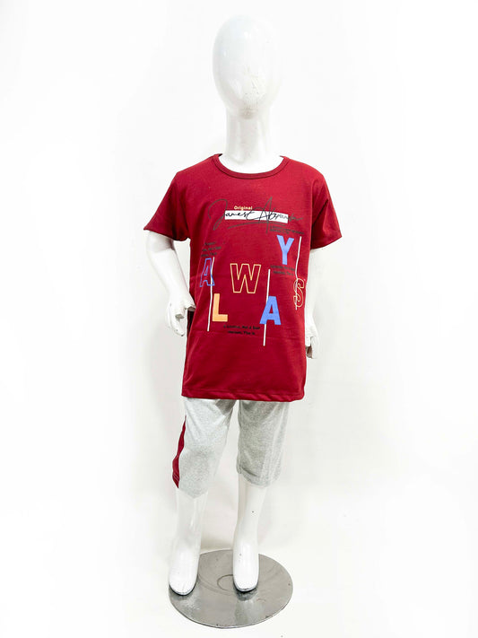 4Yr - 6Yrs Always Red Suit For Kids RZ BS355