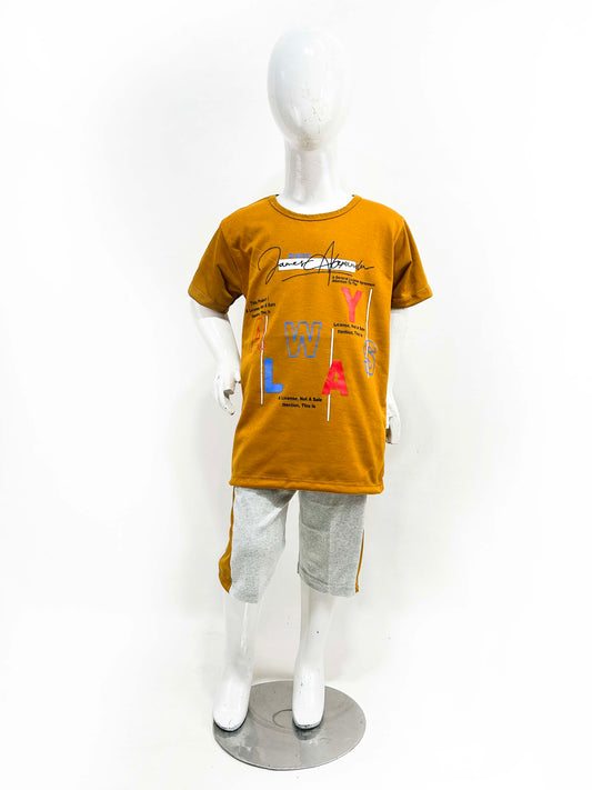 4Yr - 6Yrs Always Yellow Suit For Kids RZ BS356