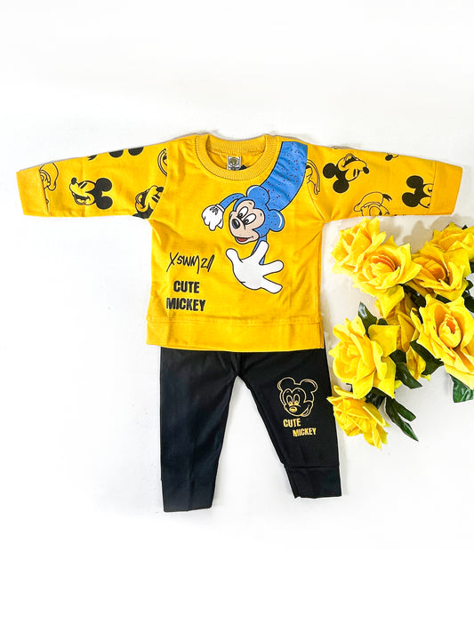 3Mth - 9Mth Mickey Yellow for Newborn Baba Suit RZ NBS561
