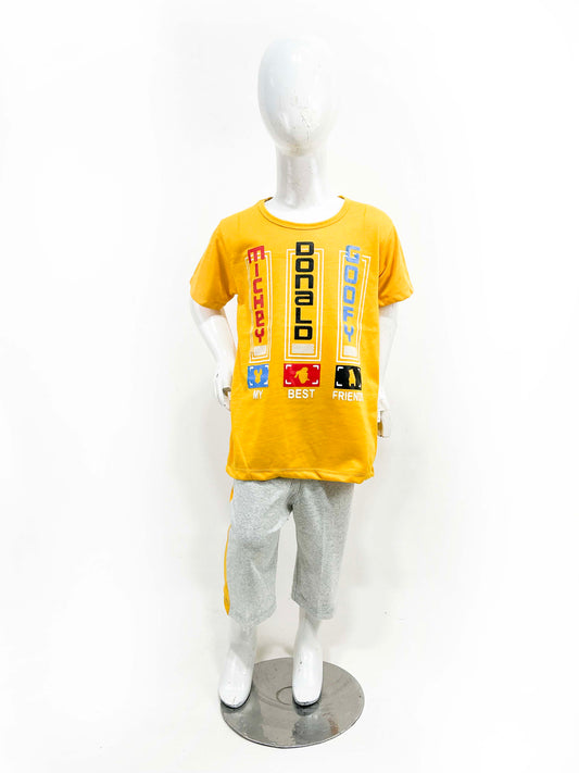 4Yr - 6Yrs MBF Yellow Suit For Kids RZ BS359
