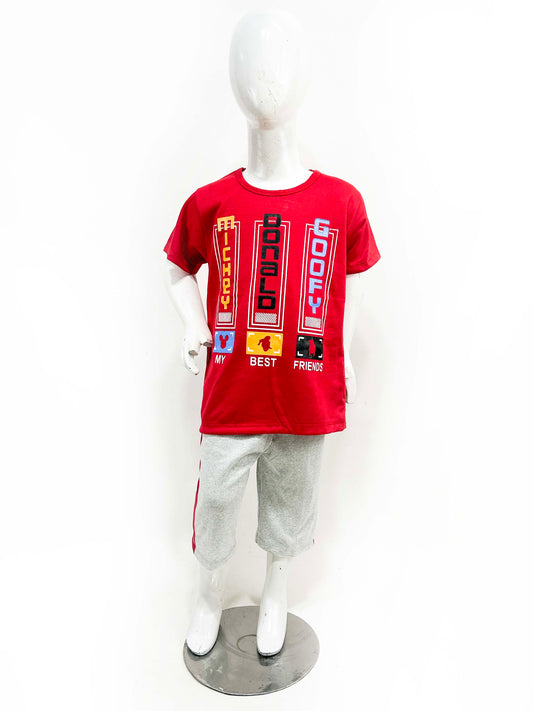 4Yr - 6Yrs MBF Red Suit For Kids RZ BS360