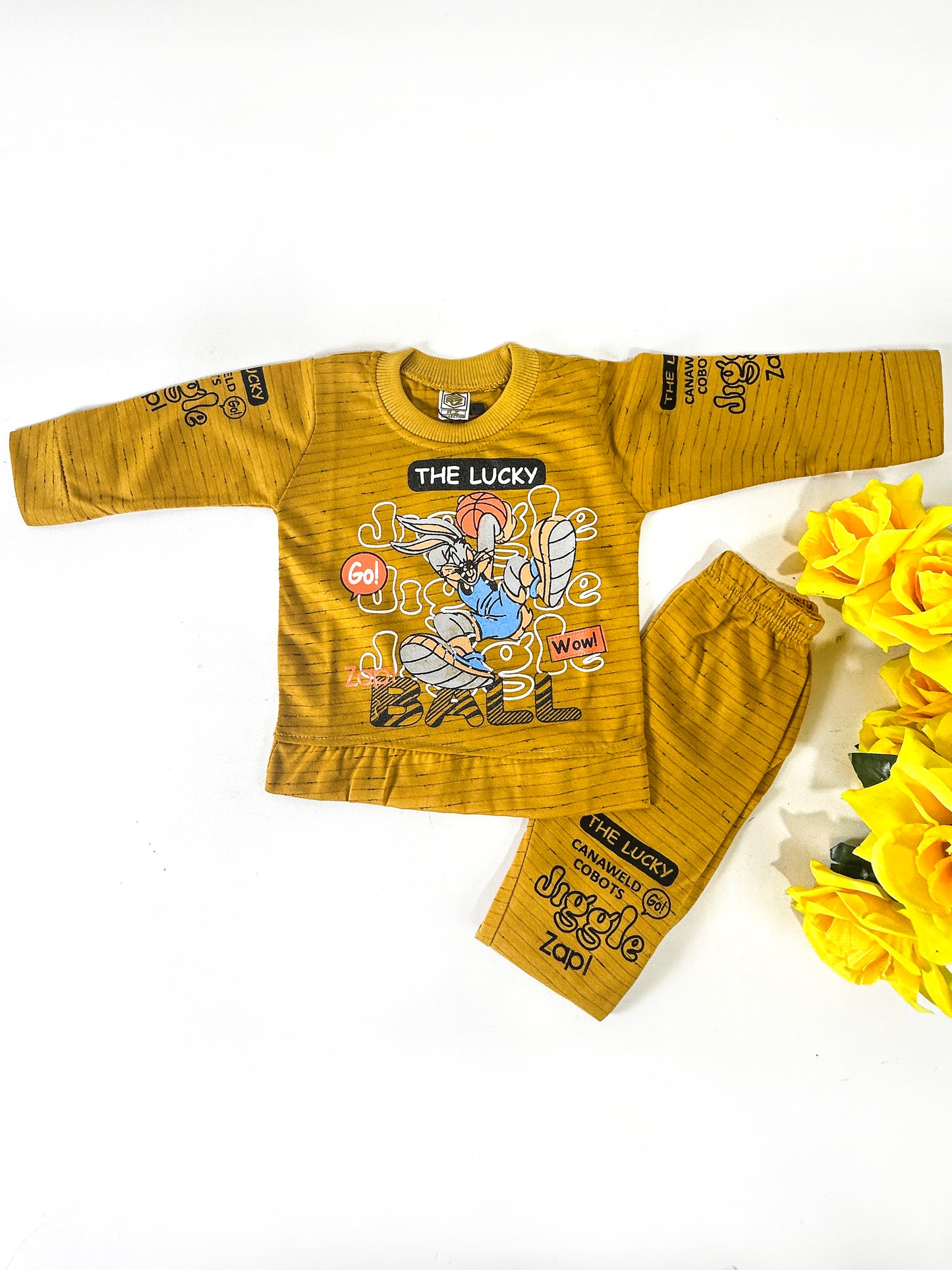 3Mth - 9Mth The Lucky Mustard for Newborn Baba Suit RZ NBS569