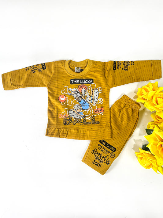 3Mth - 9Mth The Lucky Mustard for Newborn Baba Suit RZ NBS569