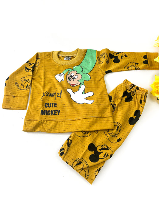 3Mth - 9Mth Mickey Mustard for Newborn Baba Suit RZ NBS560