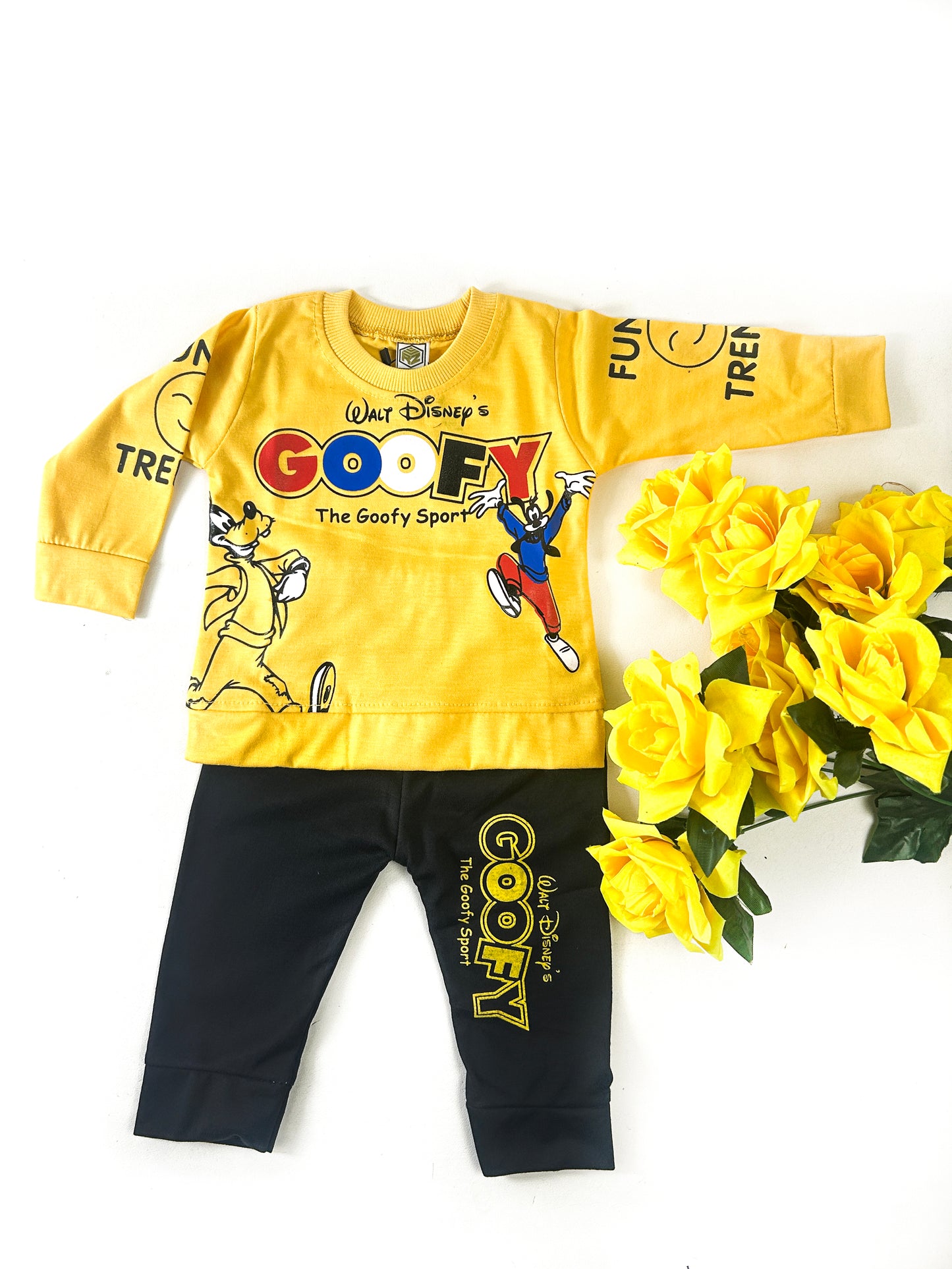 3Mth - 9Mth Goofy Yellow for Newborn Baba Suit RZ NBS563