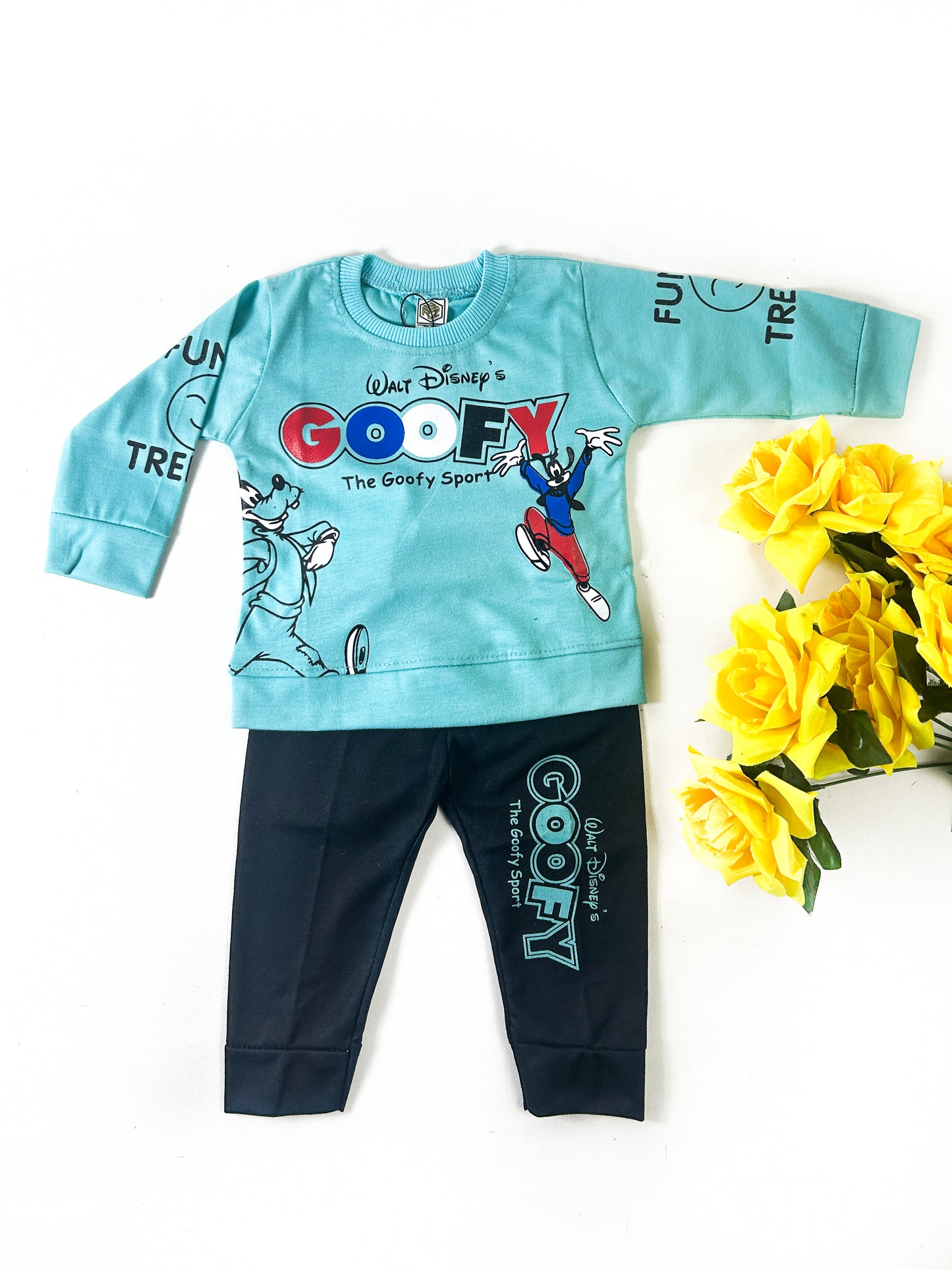 3Mth - 9Mth Goofy Ferozi for Newborn Baba Suit RZ NBS565