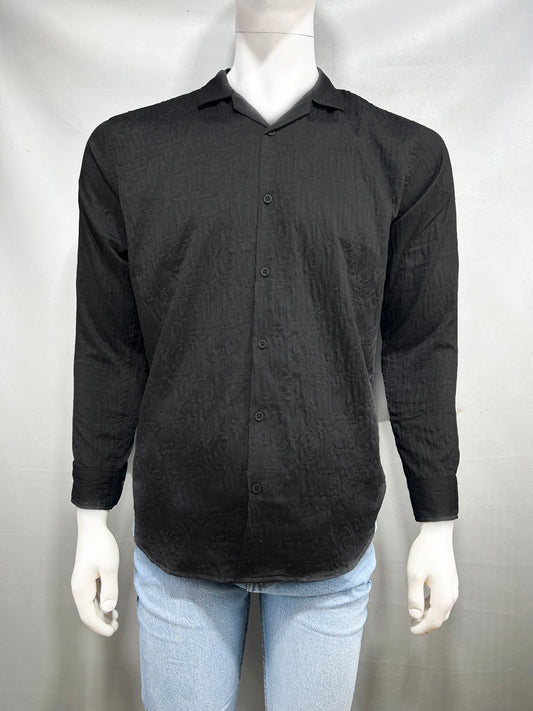 Black Casual Shirt For Men MCS59