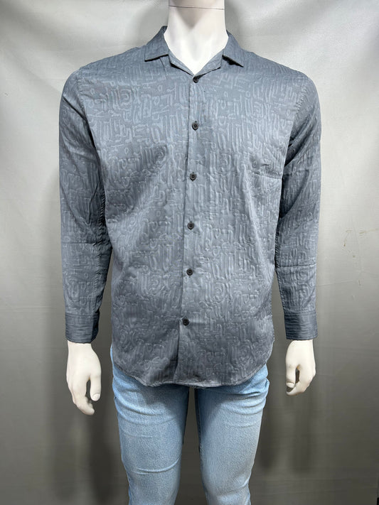 Grey Casual Shirt For Men MCS63