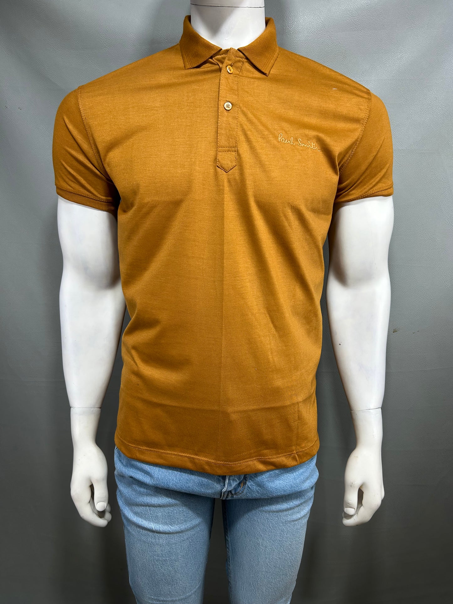 Bronze Plain Polo T-Shirt For Men MTS276