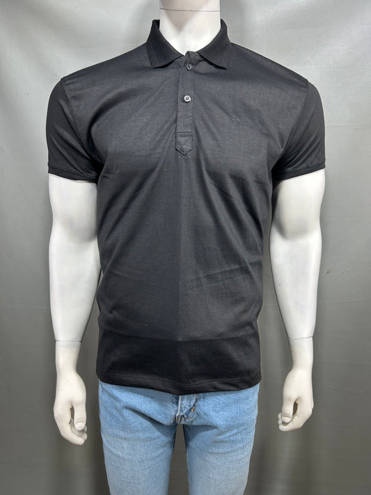 Charcoal Plain Polo T-Shirt For Men MTS281