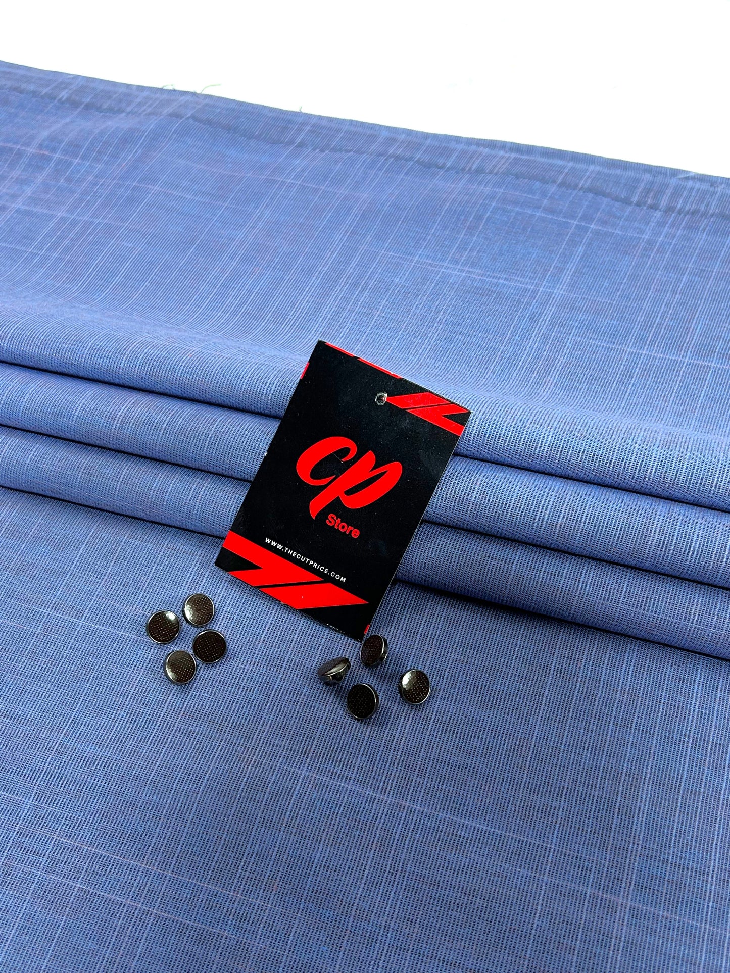 Blue Texture Unstitched Kameez Shalwar For Men MUF162