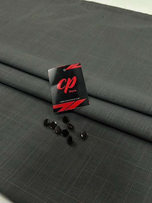 Grey Texture Unstitched Kameez Shalwar For Men MUF159