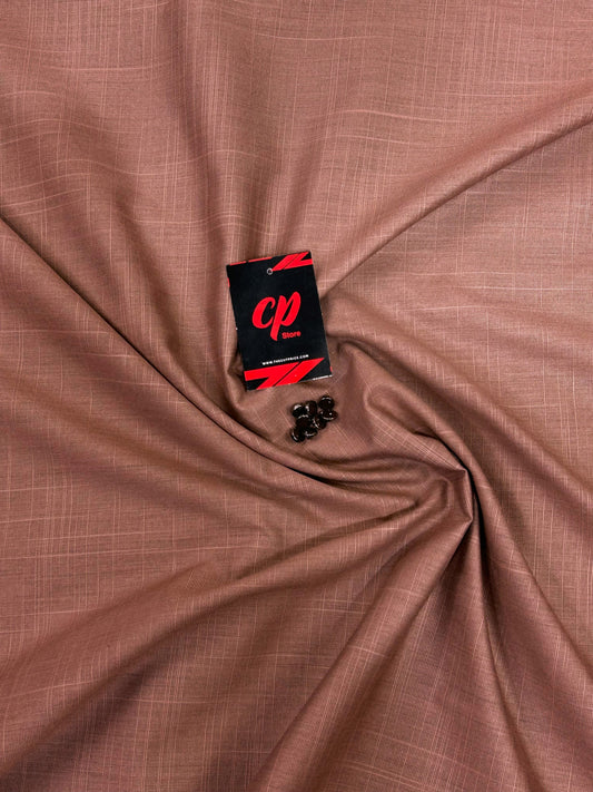 Shaded Brown Texture Unstitched Kameez Shalwar For Men MUF161