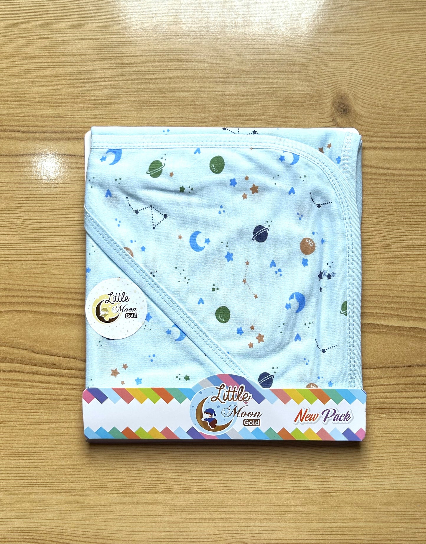Space Blue Wrapping Sheet For Newborn NWS48